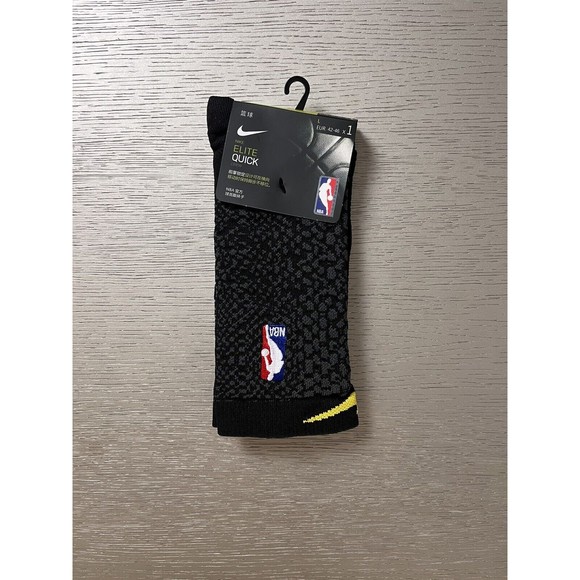 Nike KOBE Lakers BLACK MAMBA CITY EDITION Elite Crew Socks Size US 8-12 - Picture 5 of 16